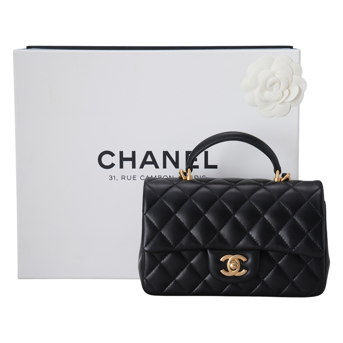 CHANEL(USED)샤넬 클래식 뉴미니 탑핸들백