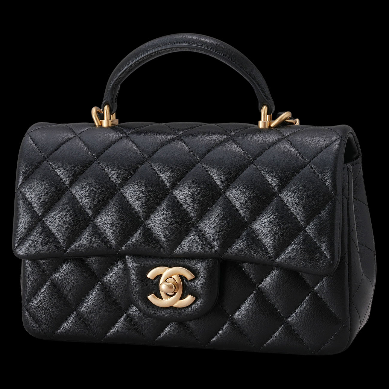 CHANEL(USED)샤넬 클래식 뉴미니 탑핸들백