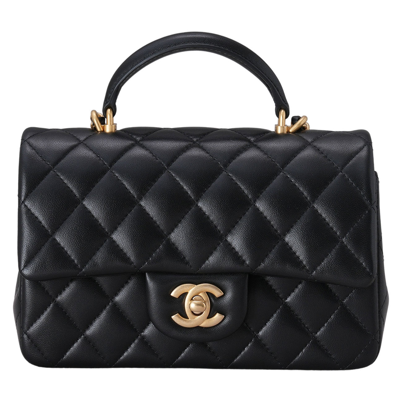 CHANEL(USED)샤넬 클래식 뉴미니 탑핸들백