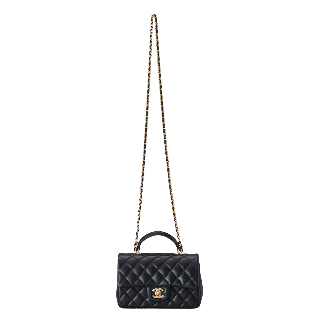 CHANEL(USED)샤넬 클래식 뉴미니 탑핸들백