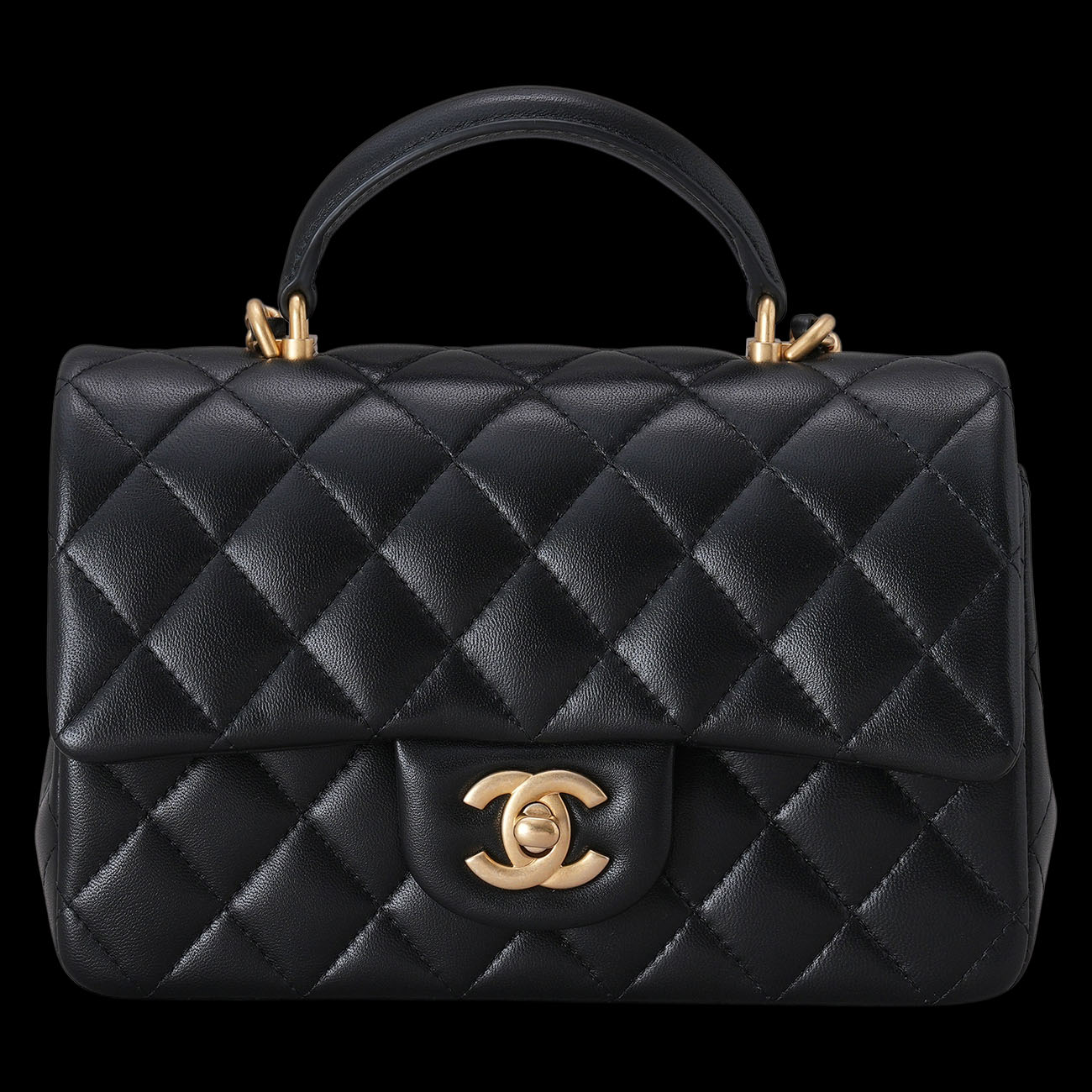 CHANEL(USED)샤넬 클래식 뉴미니 탑핸들백