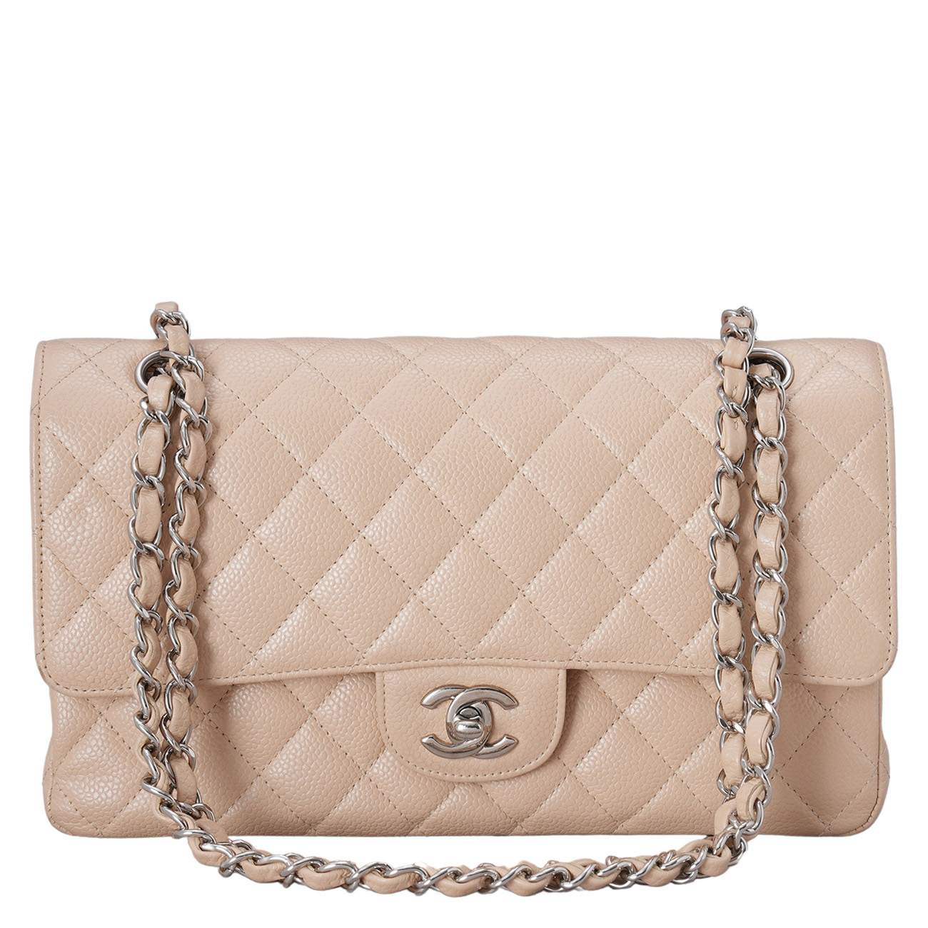 CHANEL(USED)샤넬 캐비어 클래식 미듐 플랩백
