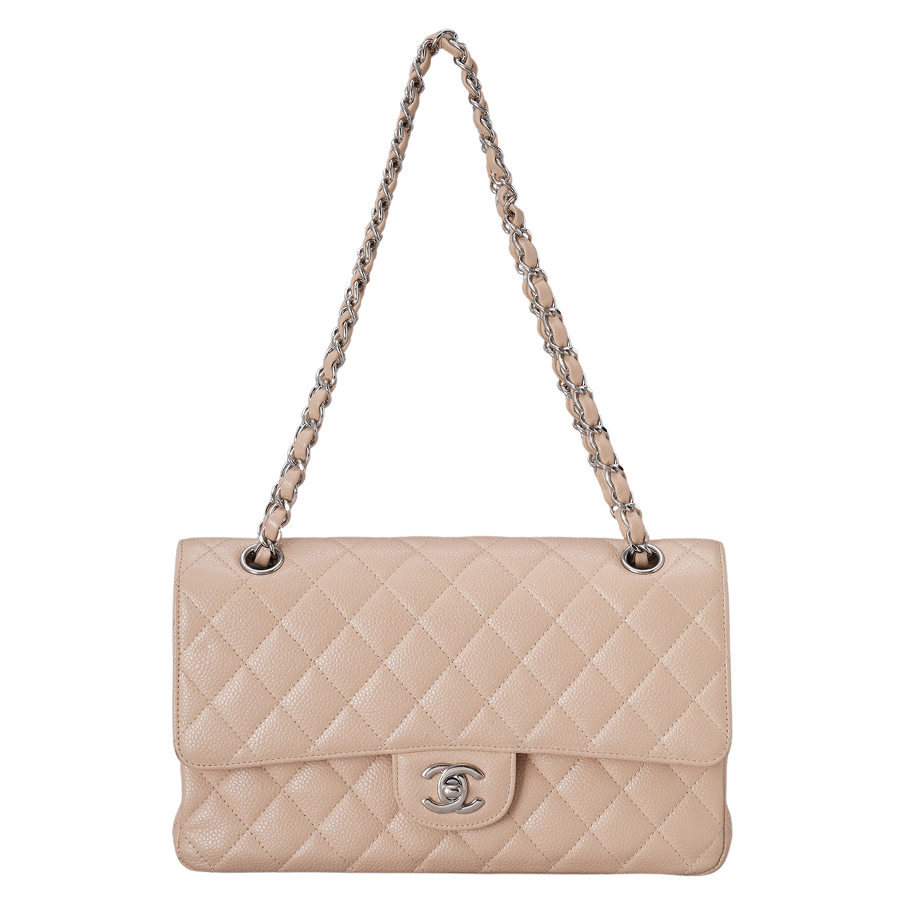 CHANEL(USED)샤넬 캐비어 클래식 미듐 플랩백