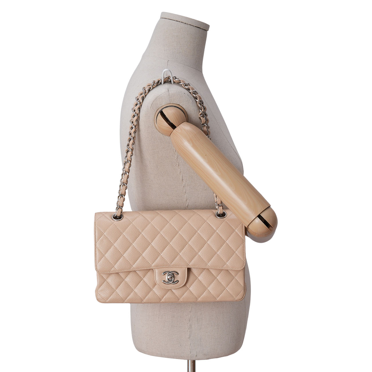 CHANEL(USED)샤넬 캐비어 클래식 미듐 플랩백