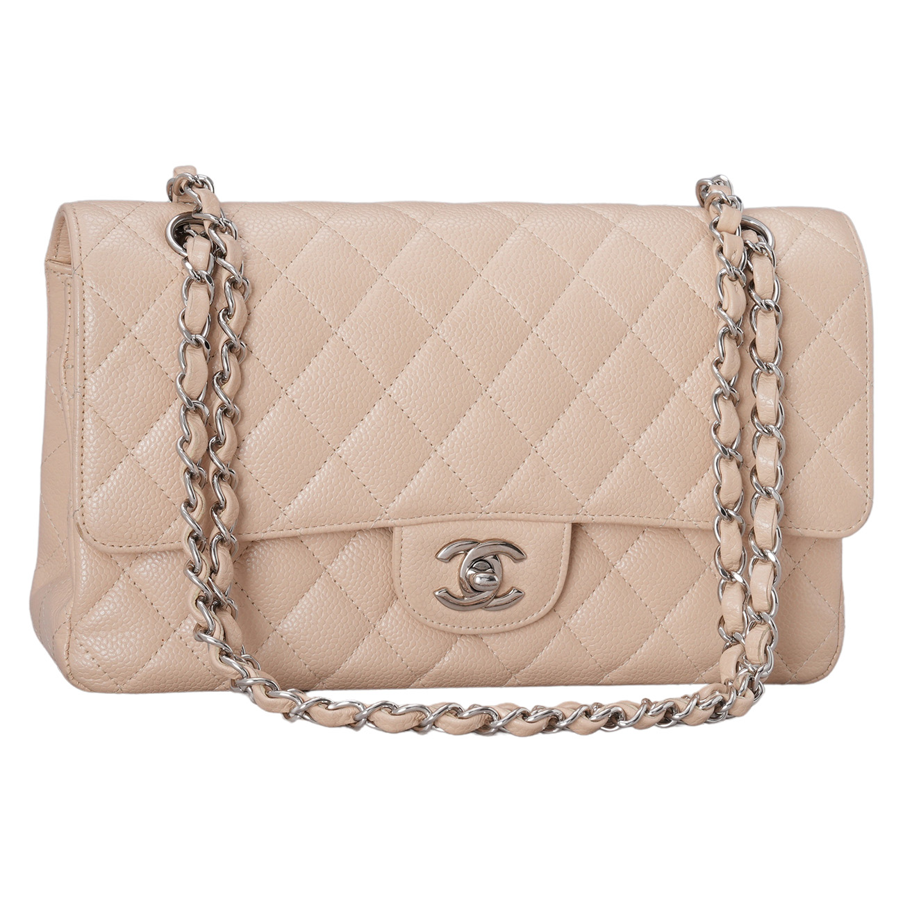 CHANEL(USED)샤넬 캐비어 클래식 미듐 플랩백