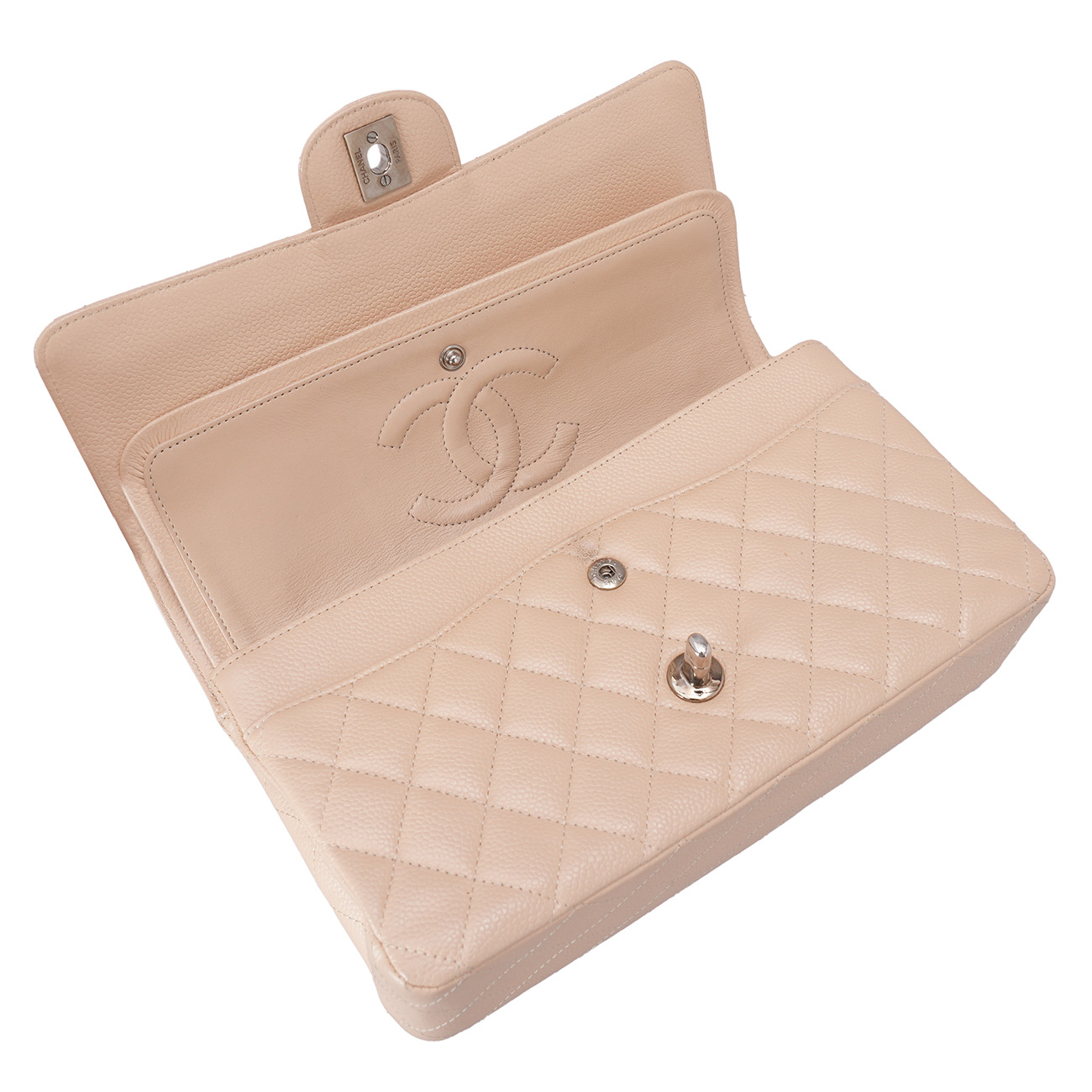 CHANEL(USED)샤넬 캐비어 클래식 미듐 플랩백