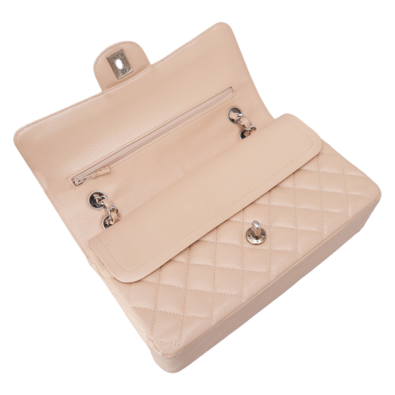 CHANEL(USED)샤넬 캐비어 클래식 미듐 플랩백