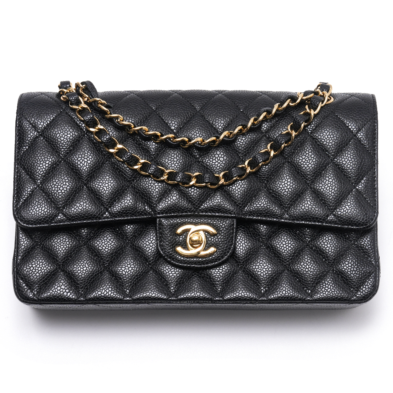CHANEL(USED)샤넬 캐비어 클래식 미듐 플랩백