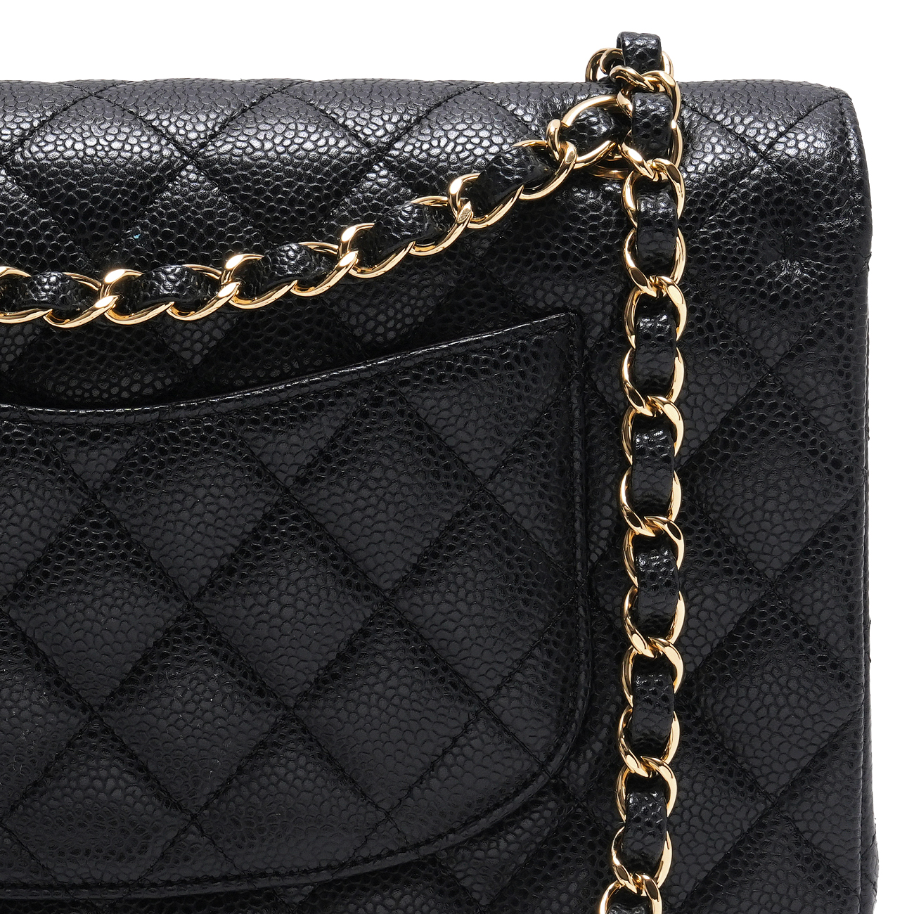 CHANEL(USED)샤넬 캐비어 클래식 미듐 플랩백