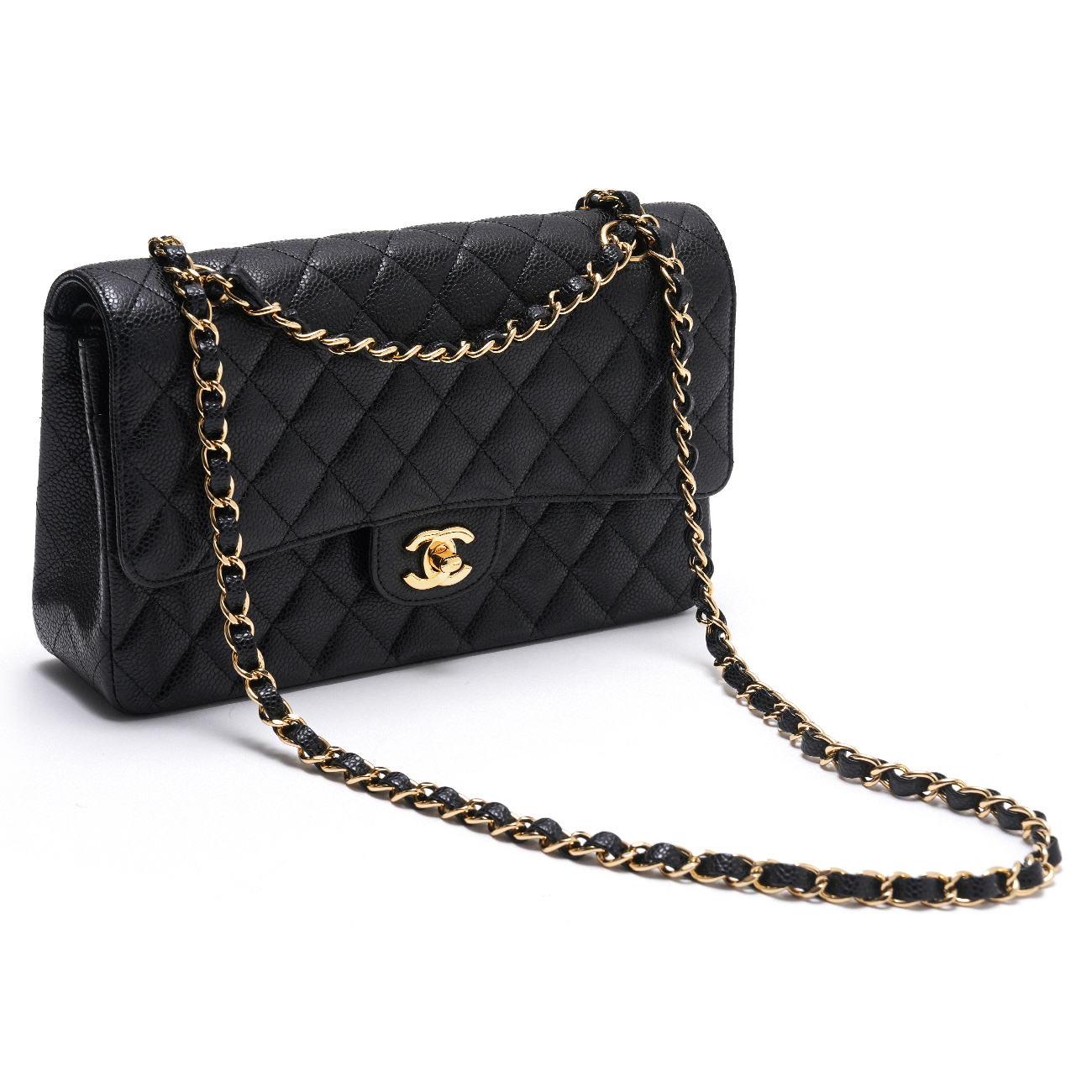 CHANEL(USED)샤넬 캐비어 클래식 미듐 플랩백