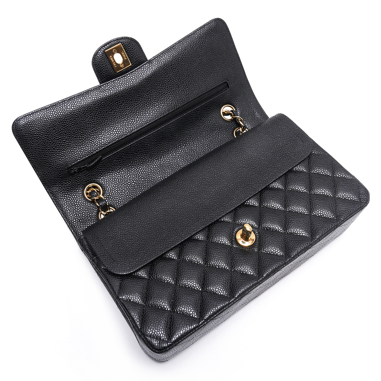 CHANEL(USED)샤넬 캐비어 클래식 미듐 플랩백