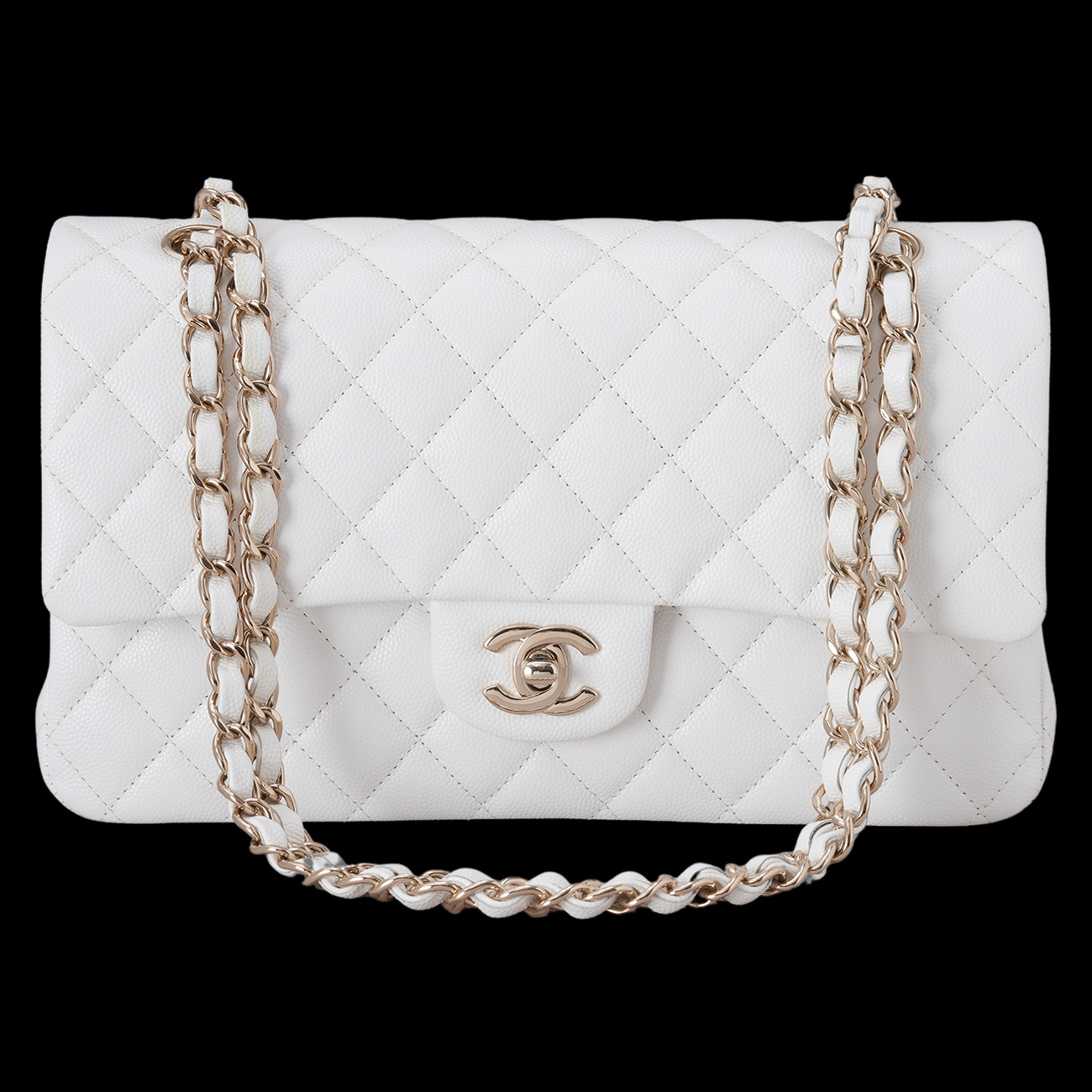 CHANEL(USED)샤넬 캐비어 클래식 미듐 플랩백
