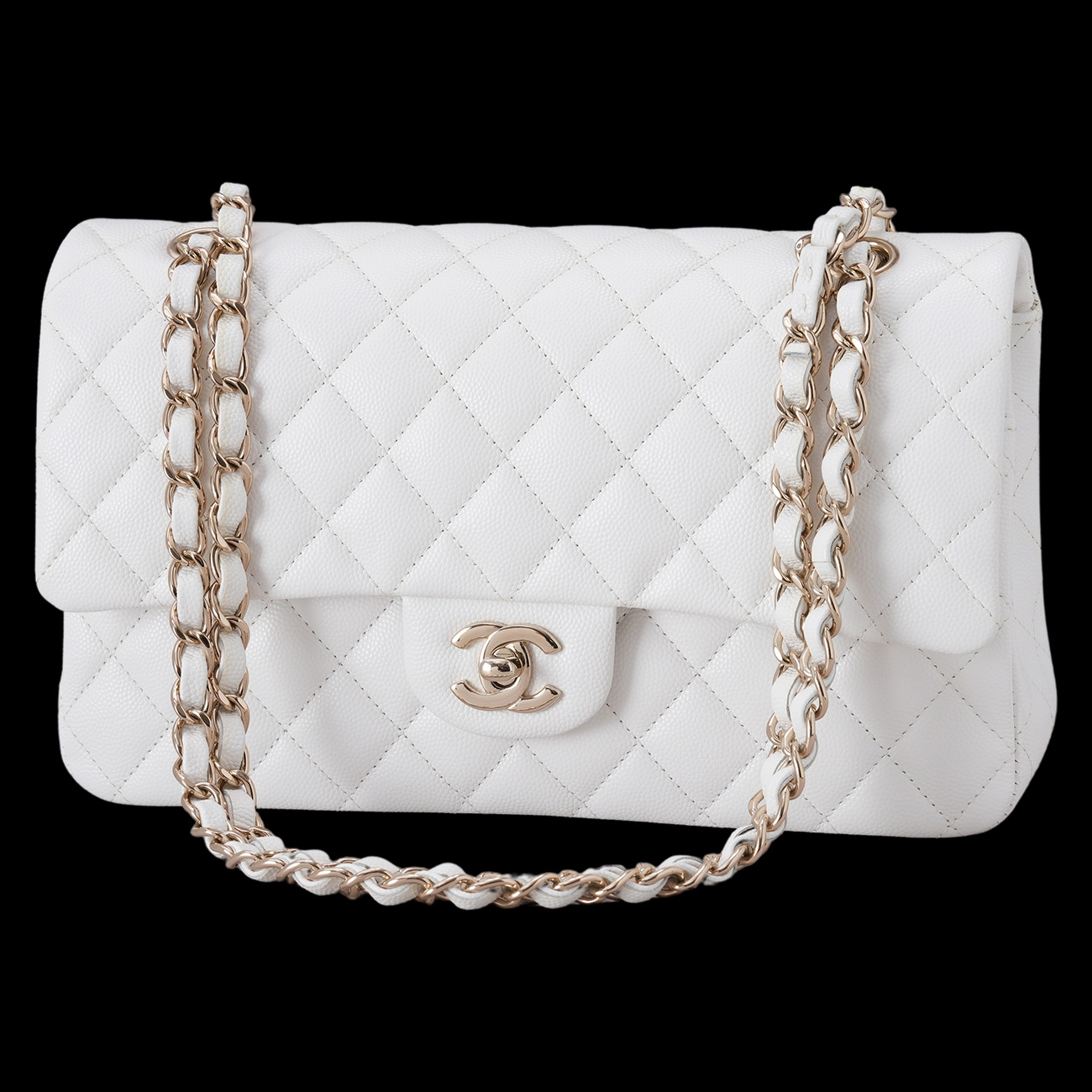 CHANEL(USED)샤넬 캐비어 클래식 미듐 플랩백