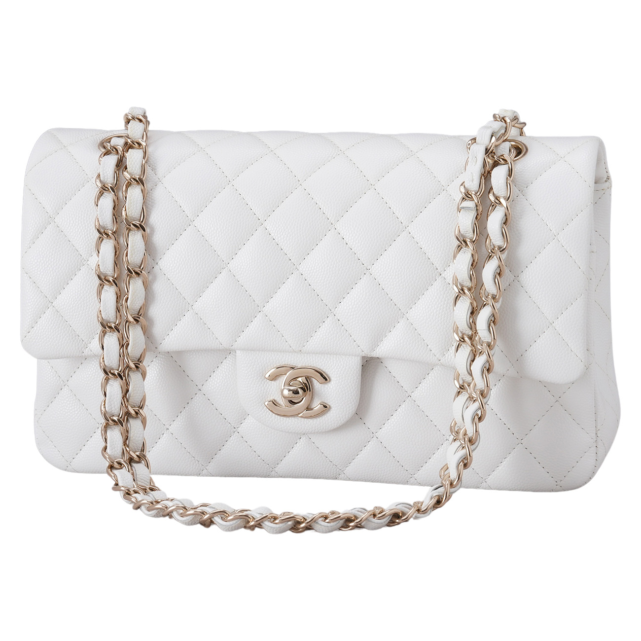 CHANEL(USED)샤넬 캐비어 클래식 미듐 플랩백