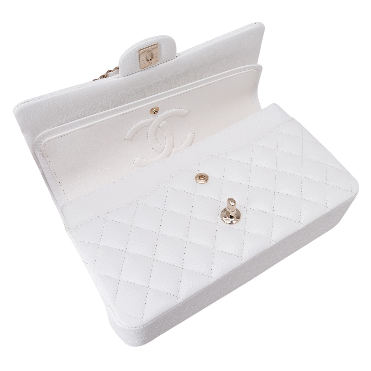 CHANEL(USED)샤넬 캐비어 클래식 미듐 플랩백