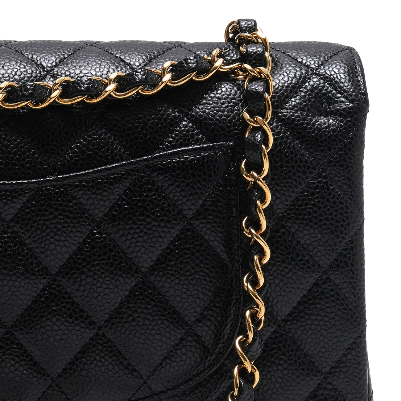 CHANEL(USED)샤넬 캐비어 클래식 미듐 플랩백