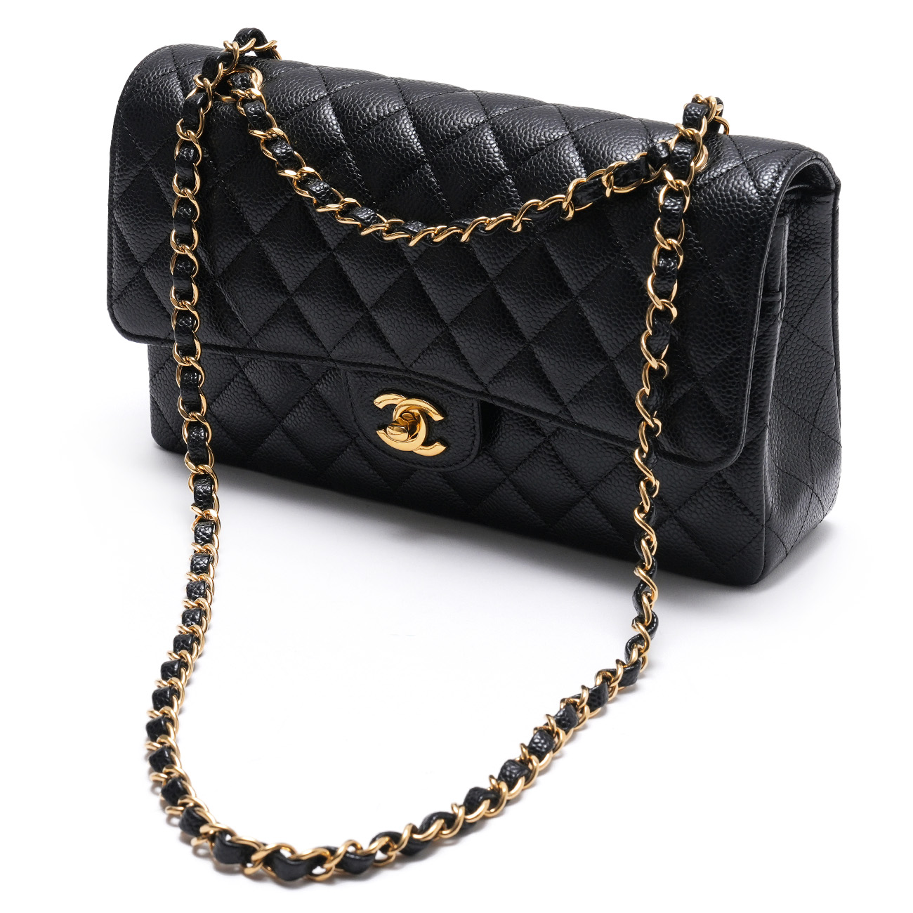 CHANEL(USED)샤넬 캐비어 클래식 미듐 플랩백