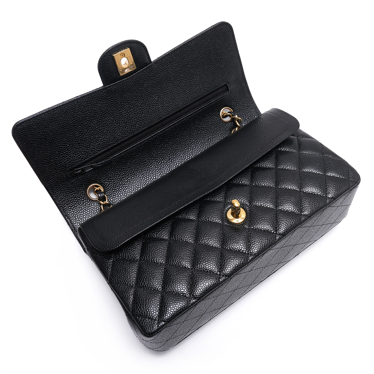 CHANEL(USED)샤넬 캐비어 클래식 미듐 플랩백