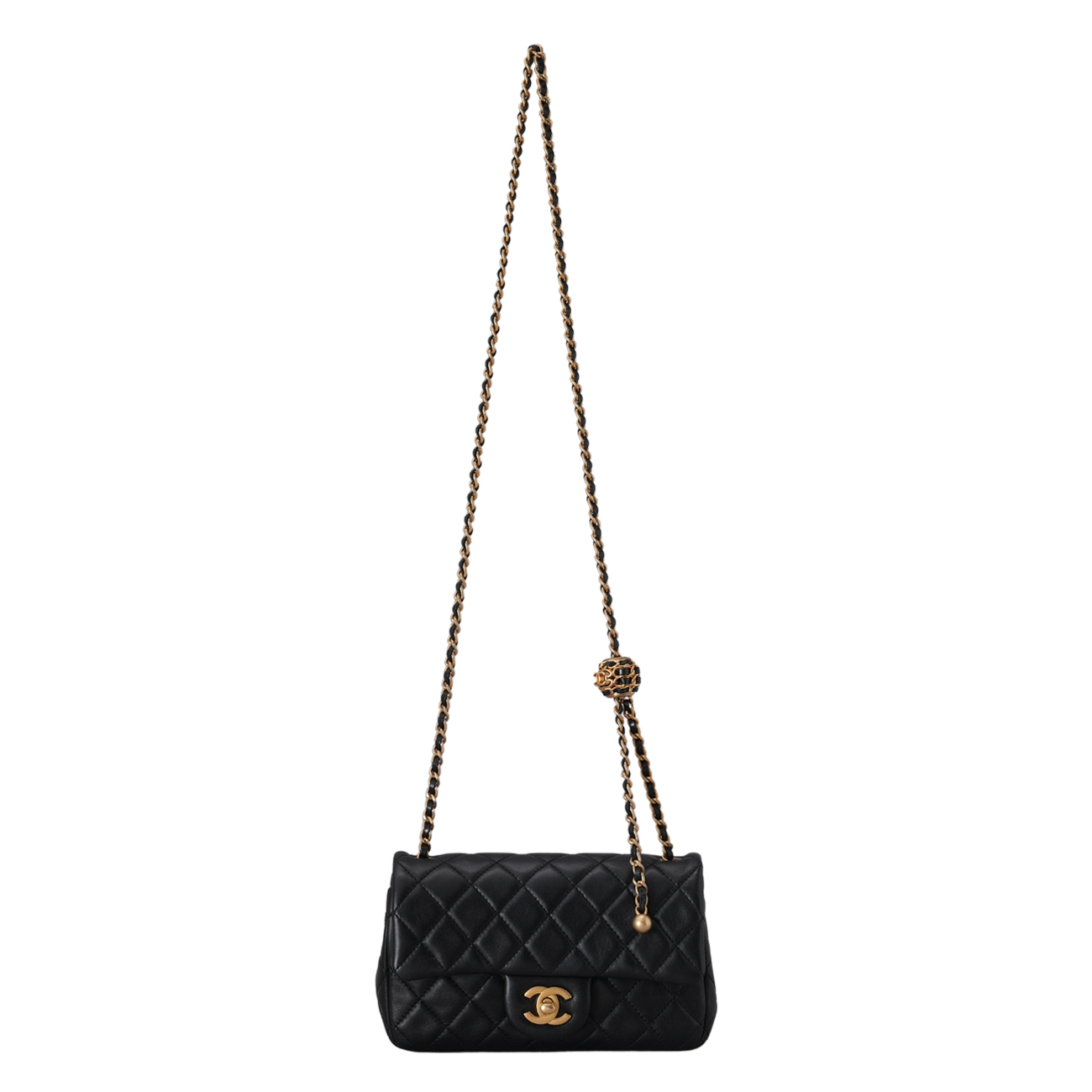 CHANEL(USED)샤넬 시즌 뉴미니 골든볼 크로스백