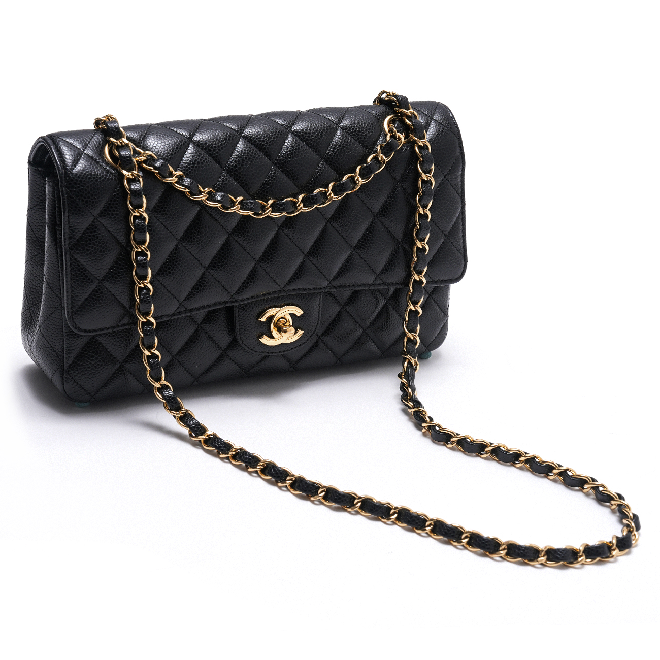 CHANEL(USED)샤넬 캐비어 클래식 미듐 플랩백