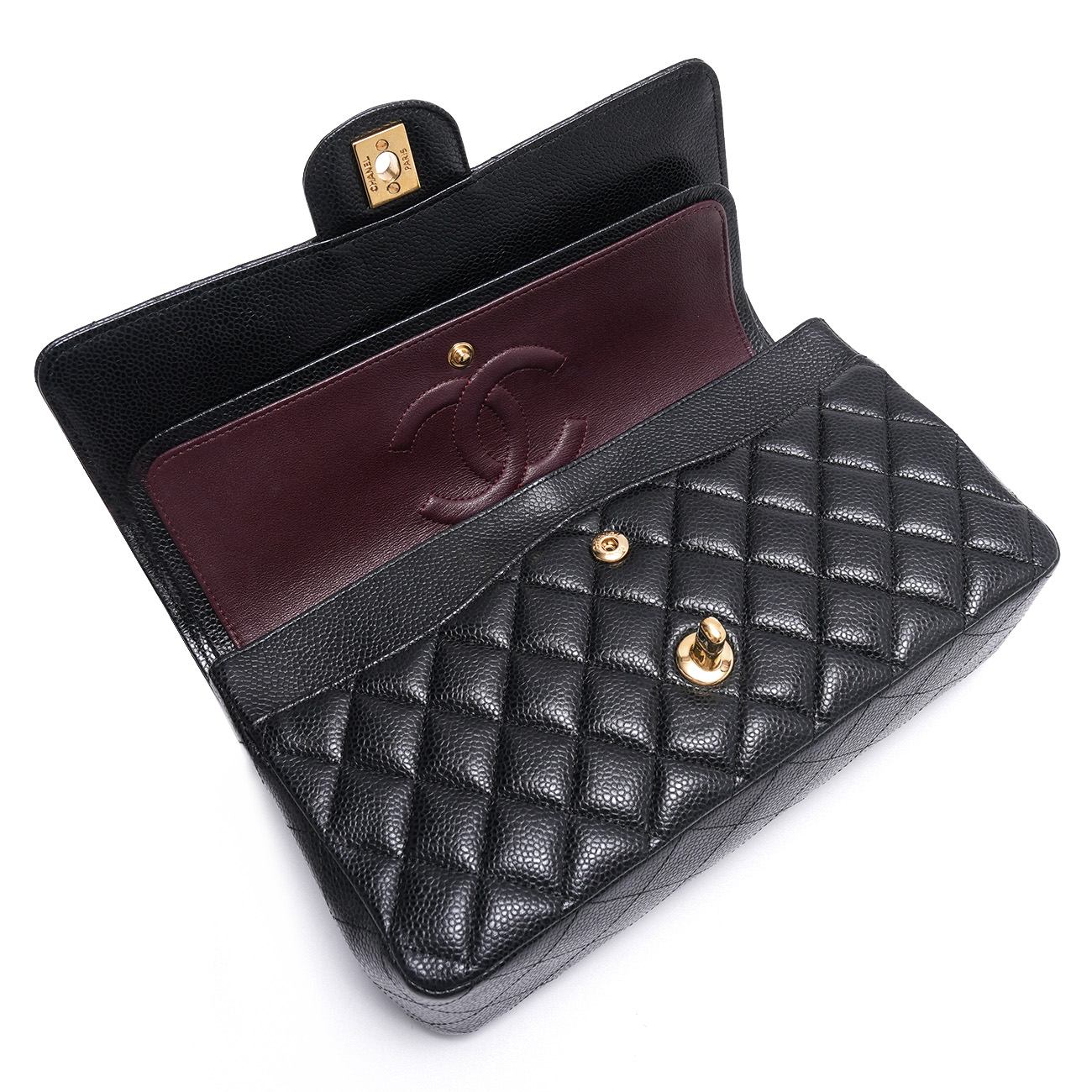 CHANEL(USED)샤넬 캐비어 클래식 미듐 플랩백
