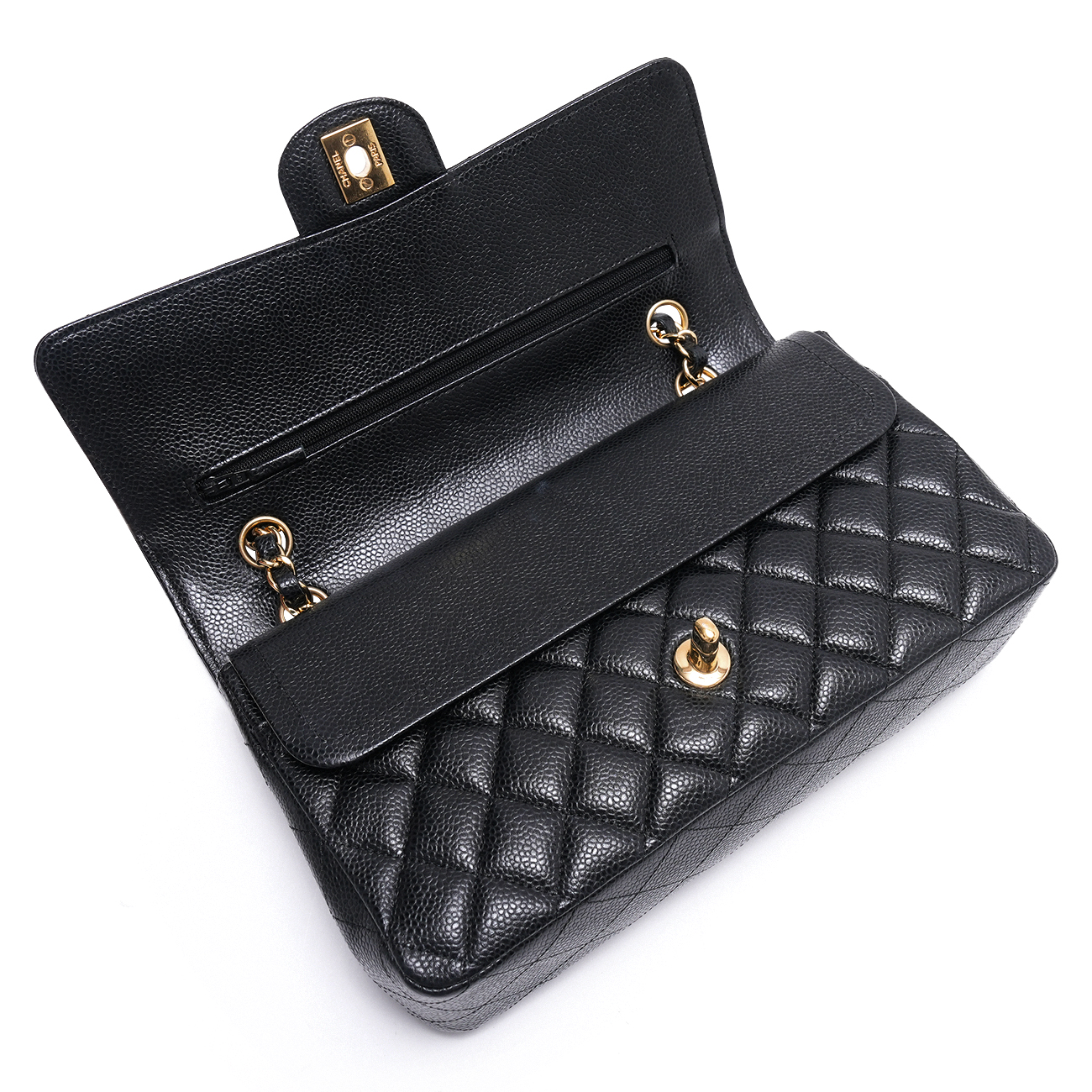 CHANEL(USED)샤넬 캐비어 클래식 미듐 플랩백