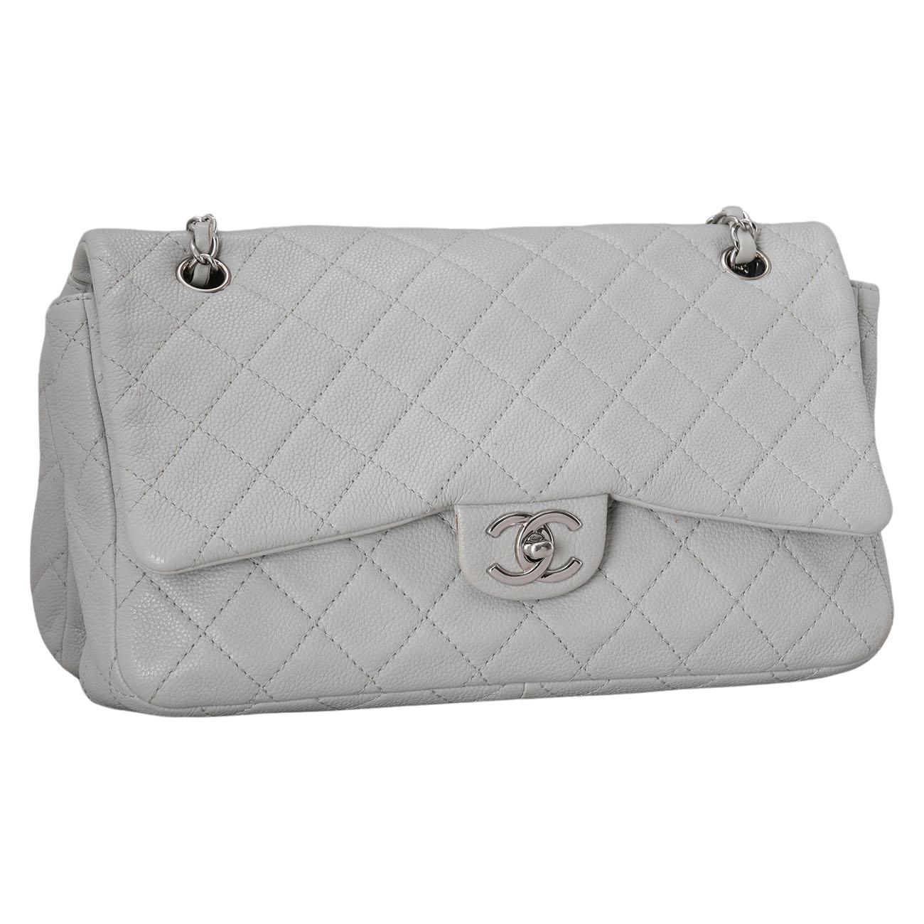 CHANEL(USED)샤넬 시즌 캐비어 체인 플랩백