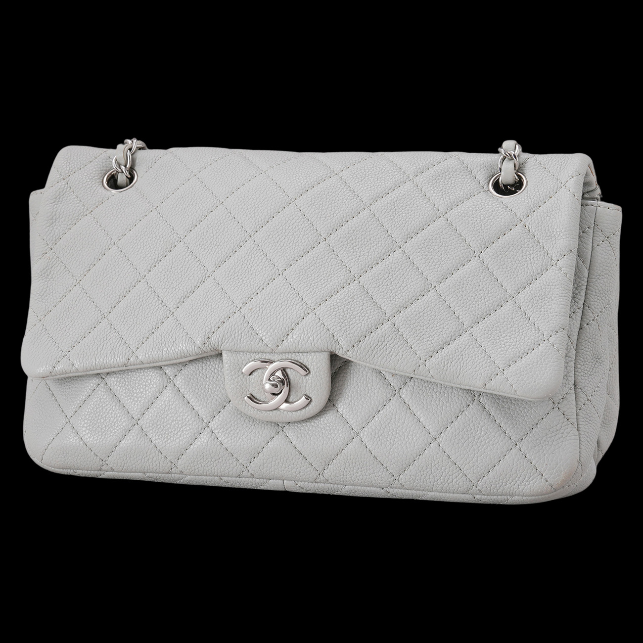 CHANEL(USED)샤넬 시즌 캐비어 체인 플랩백