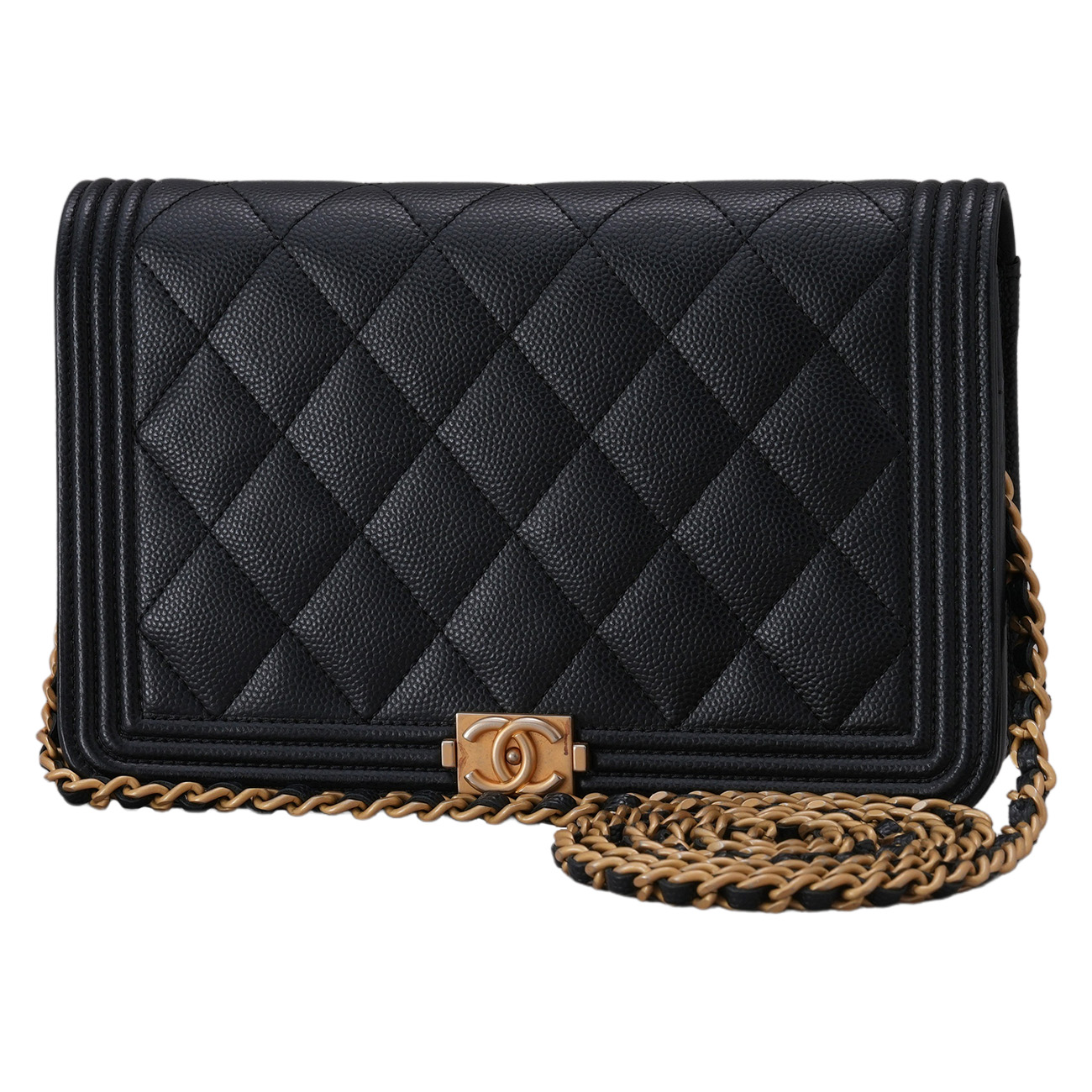 CHANEL(USED)샤넬 캐비어 보이샤넬 WOC