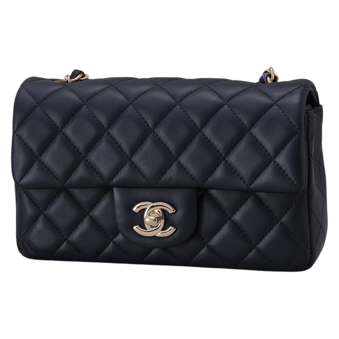 CHANEL(USED)샤넬 램스킨 클래식 뉴미니 크로스백