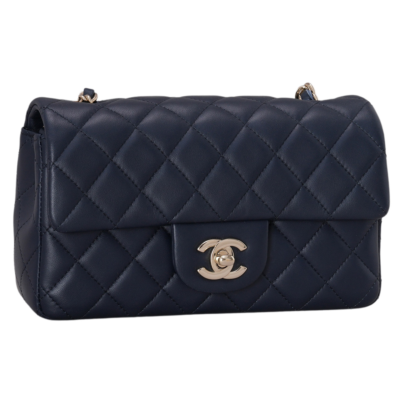 CHANEL(USED)샤넬 램스킨 클래식 뉴미니 크로스백
