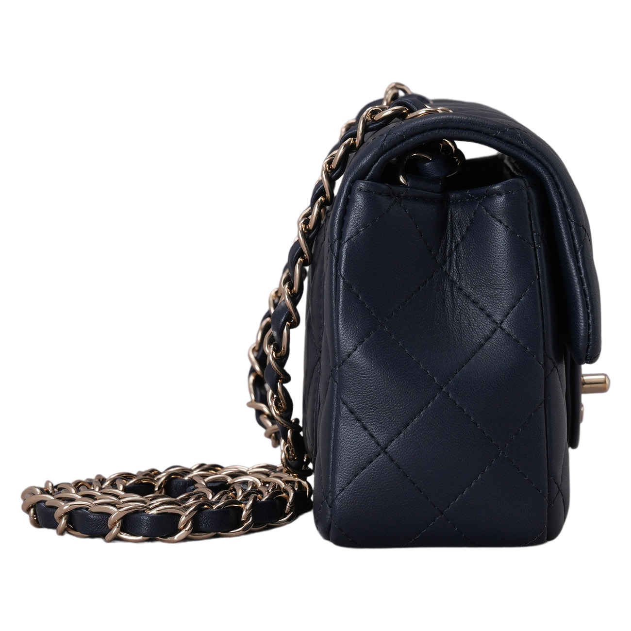 CHANEL(USED)샤넬 램스킨 클래식 뉴미니 크로스백