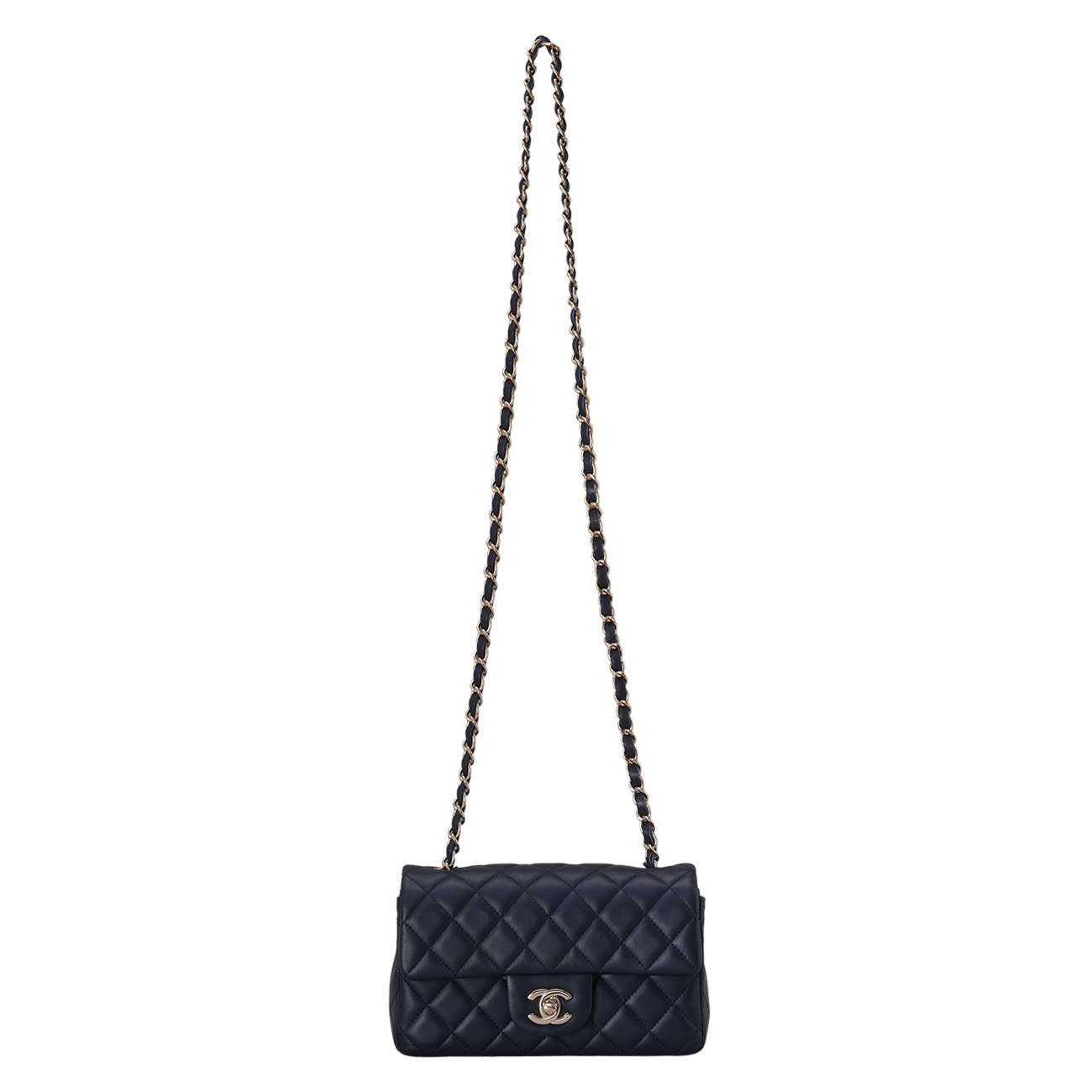 CHANEL(USED)샤넬 램스킨 클래식 뉴미니 크로스백