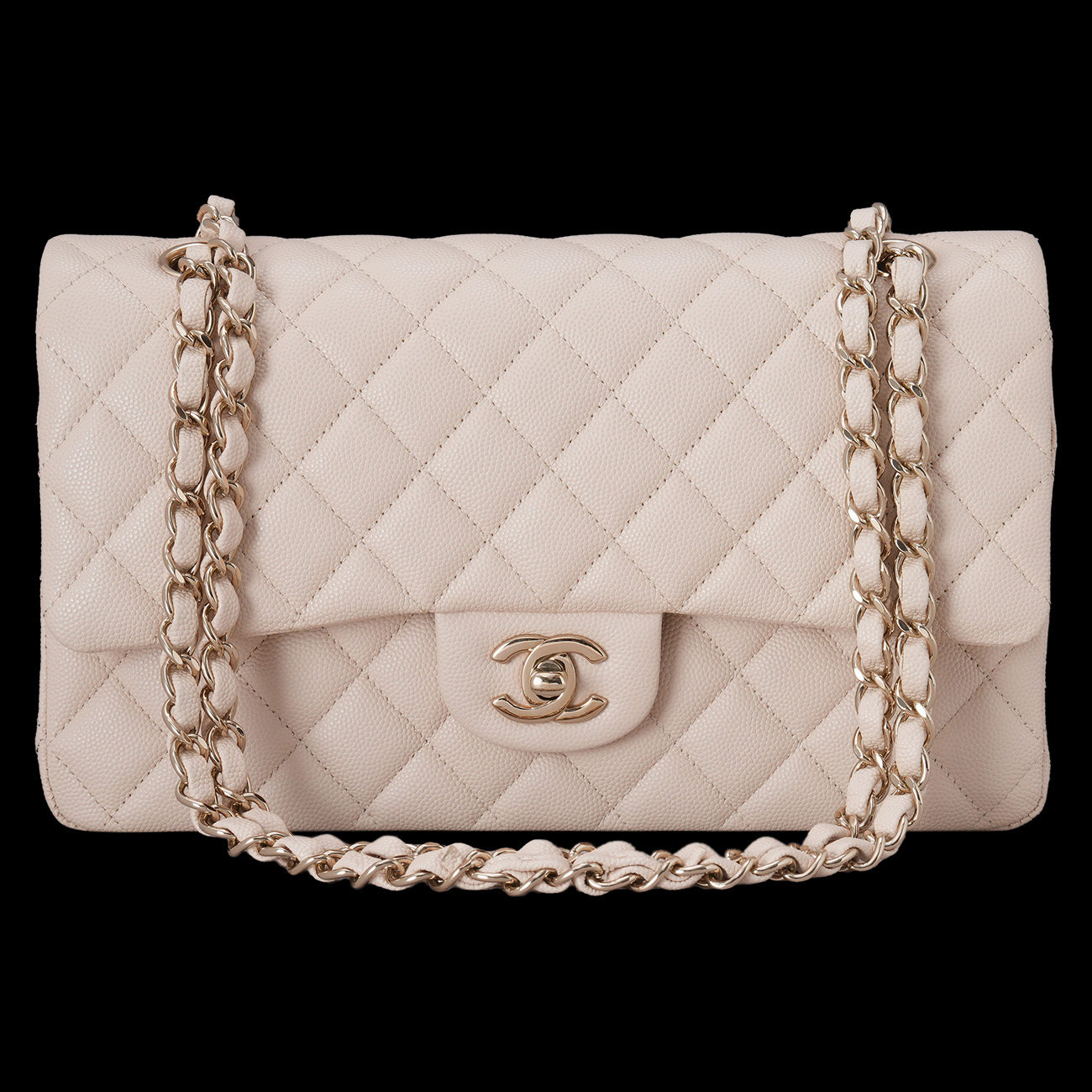 CHANEL(USED)샤넬 캐비어 클래식 미듐 플랩백