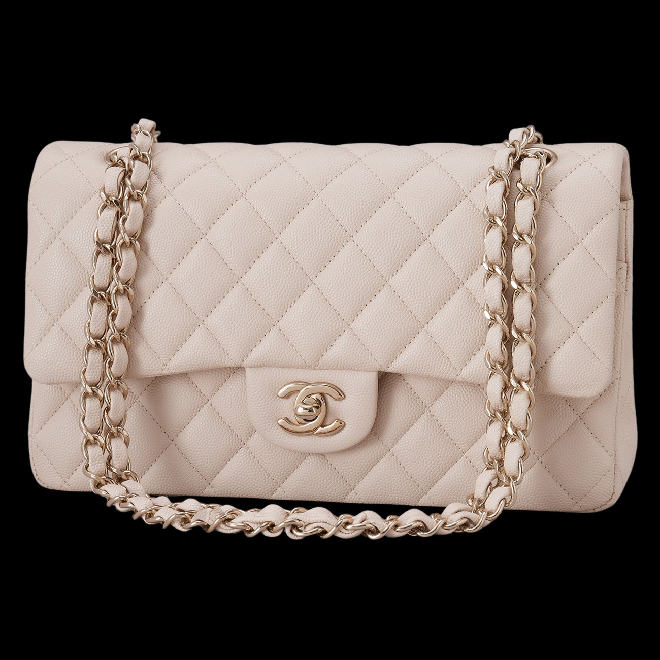 CHANEL(USED)샤넬 캐비어 클래식 미듐 플랩백