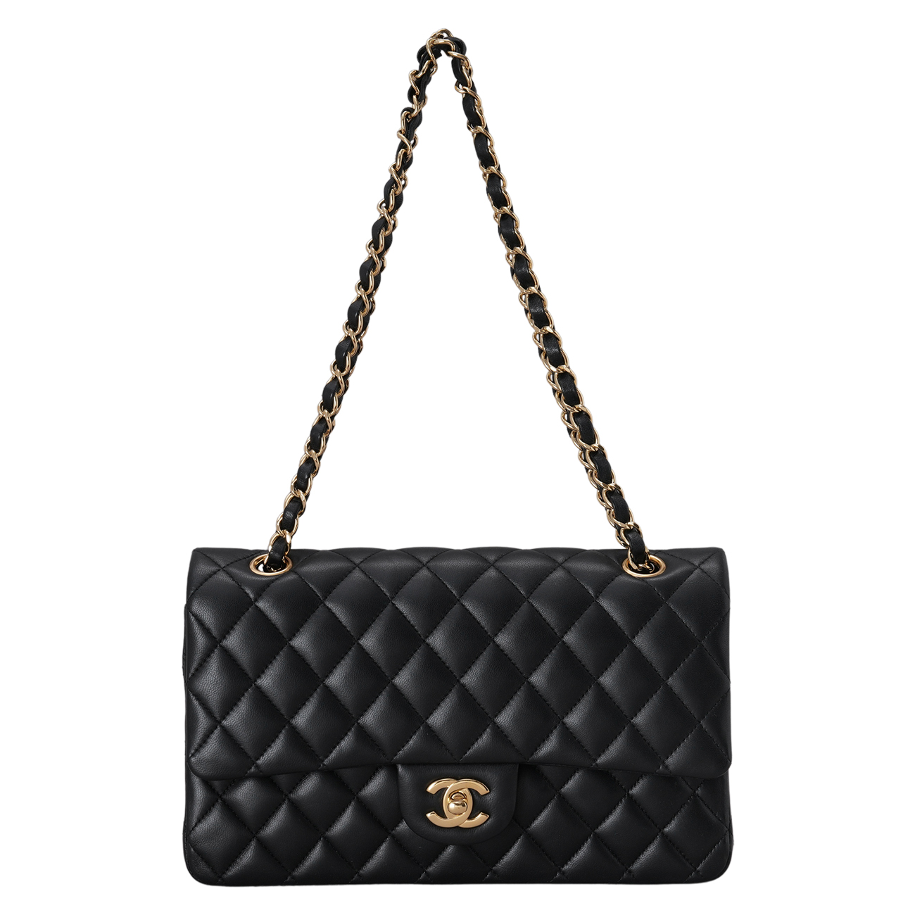 CHANEL(USED)샤넬 램스킨 클래식 미듐 플랩백