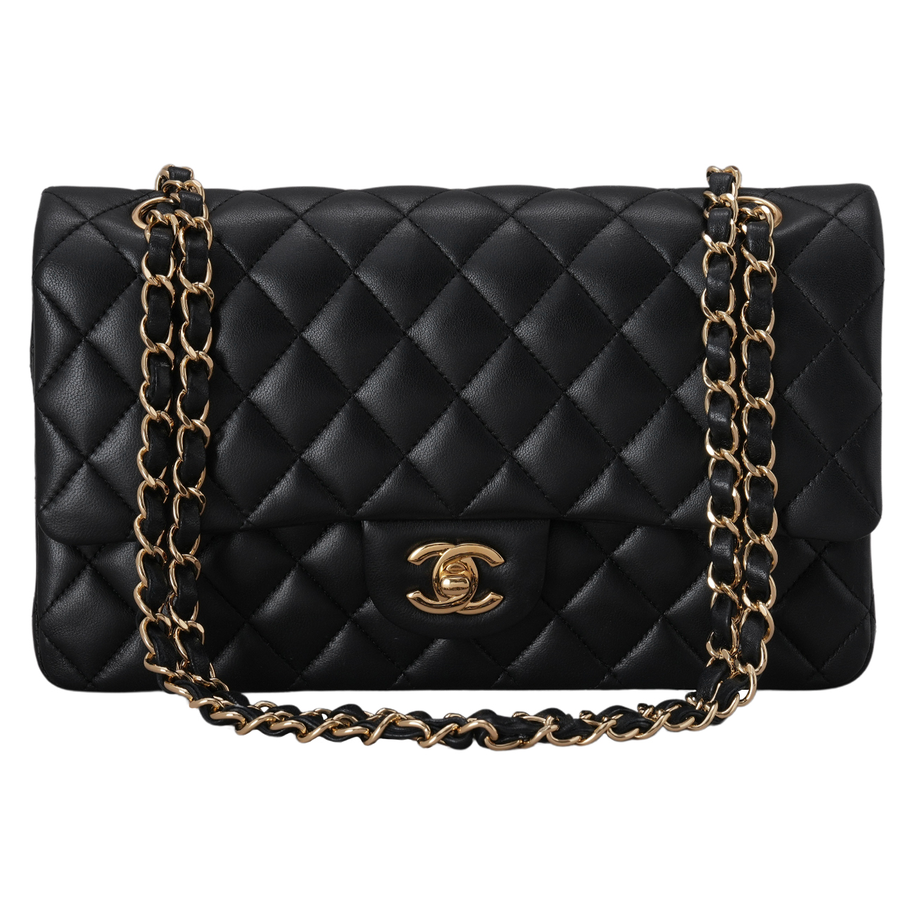 CHANEL(USED)샤넬 램스킨 클래식 미듐 플랩백