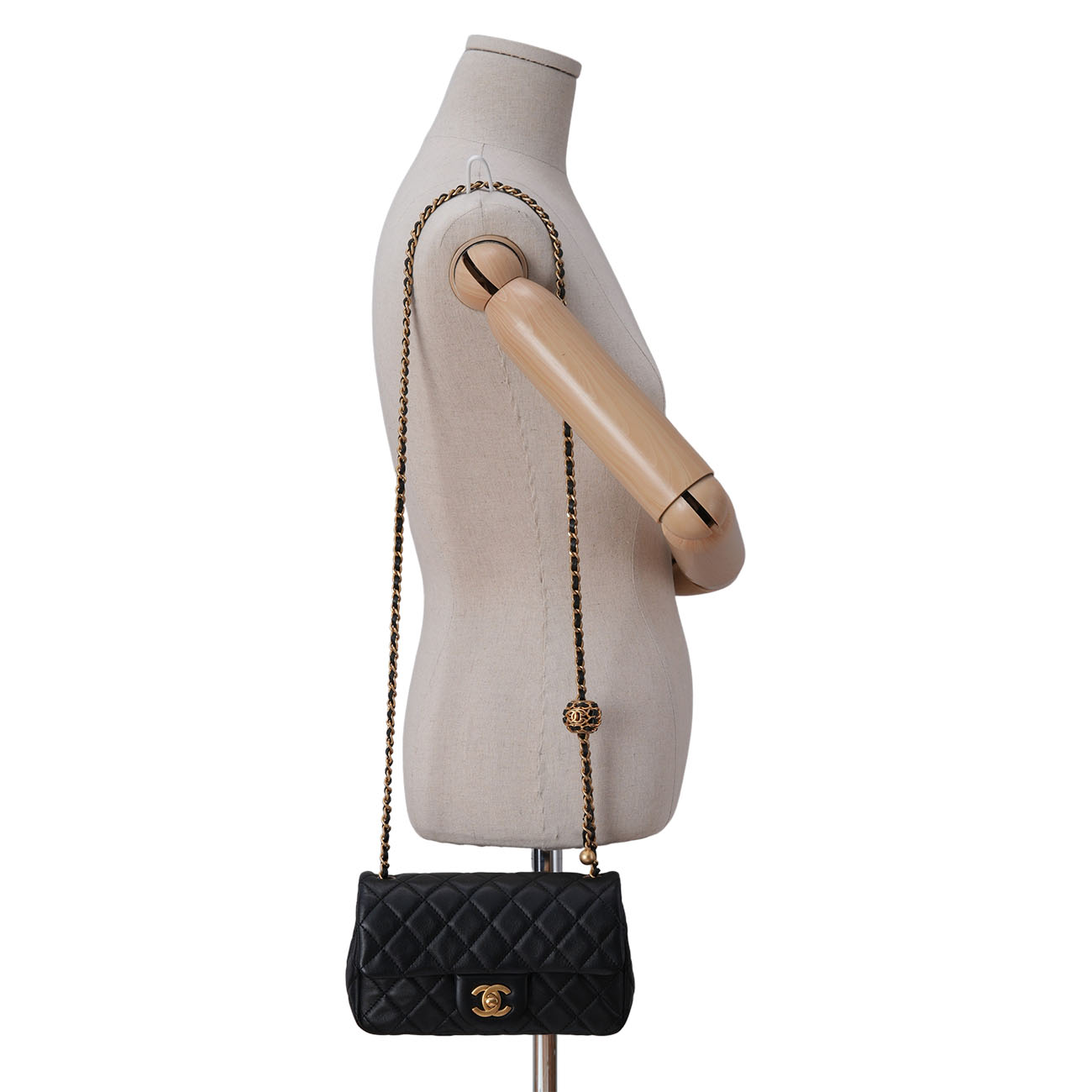 CHANEL(USED)샤넬 골든볼 뉴미니
