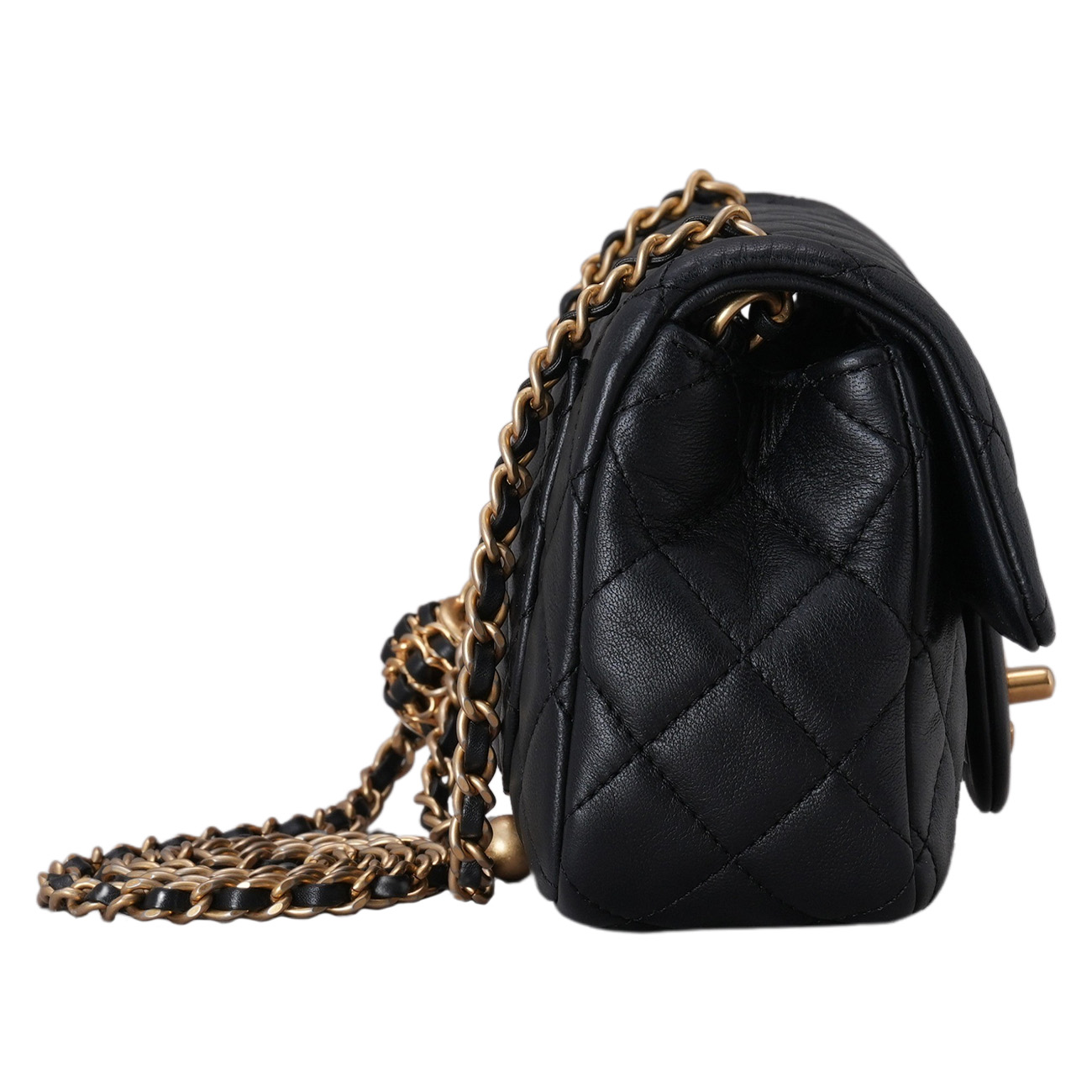 CHANEL(USED)샤넬 골든볼 뉴미니
