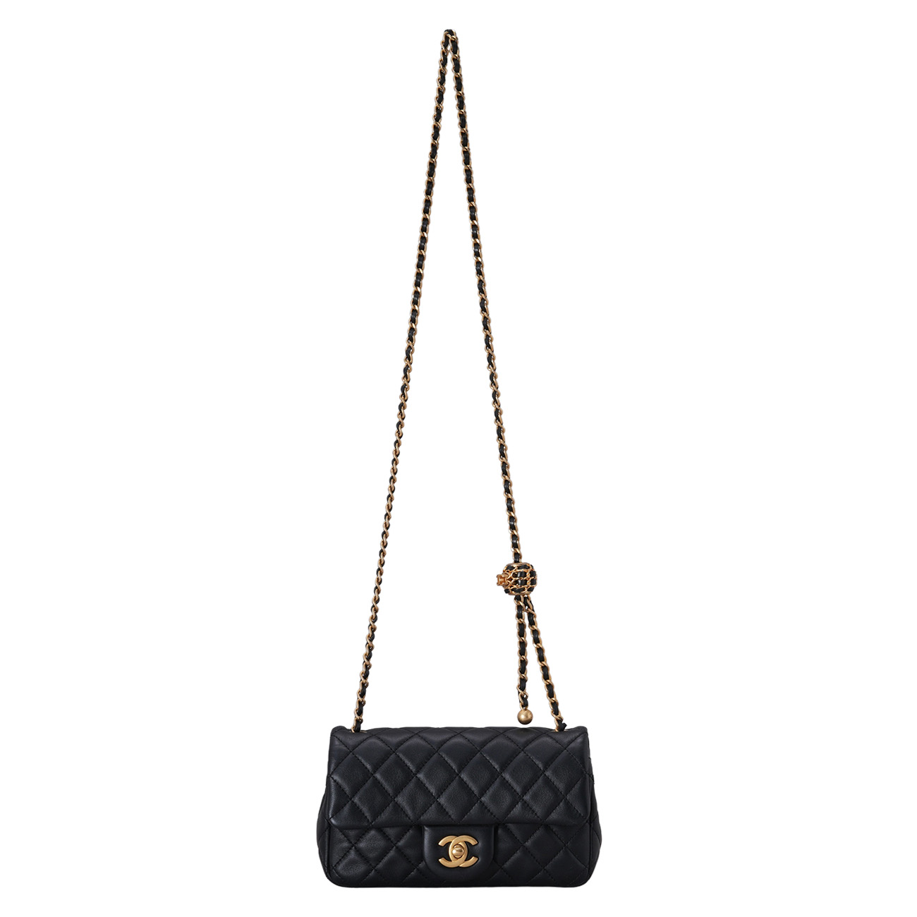 CHANEL(USED)샤넬 골든볼 뉴미니