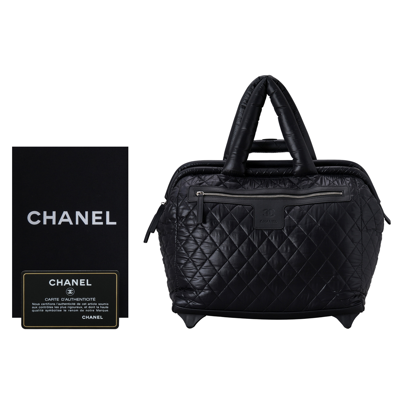 CHANEL(USED)샤넬 A47204 퀼팅 트롤리백