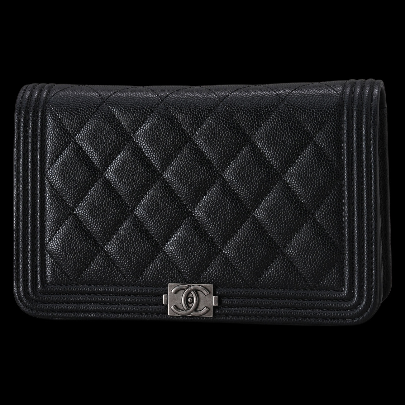 CHANEL(USED)샤넬 캐비어 보이샤넬 WOC