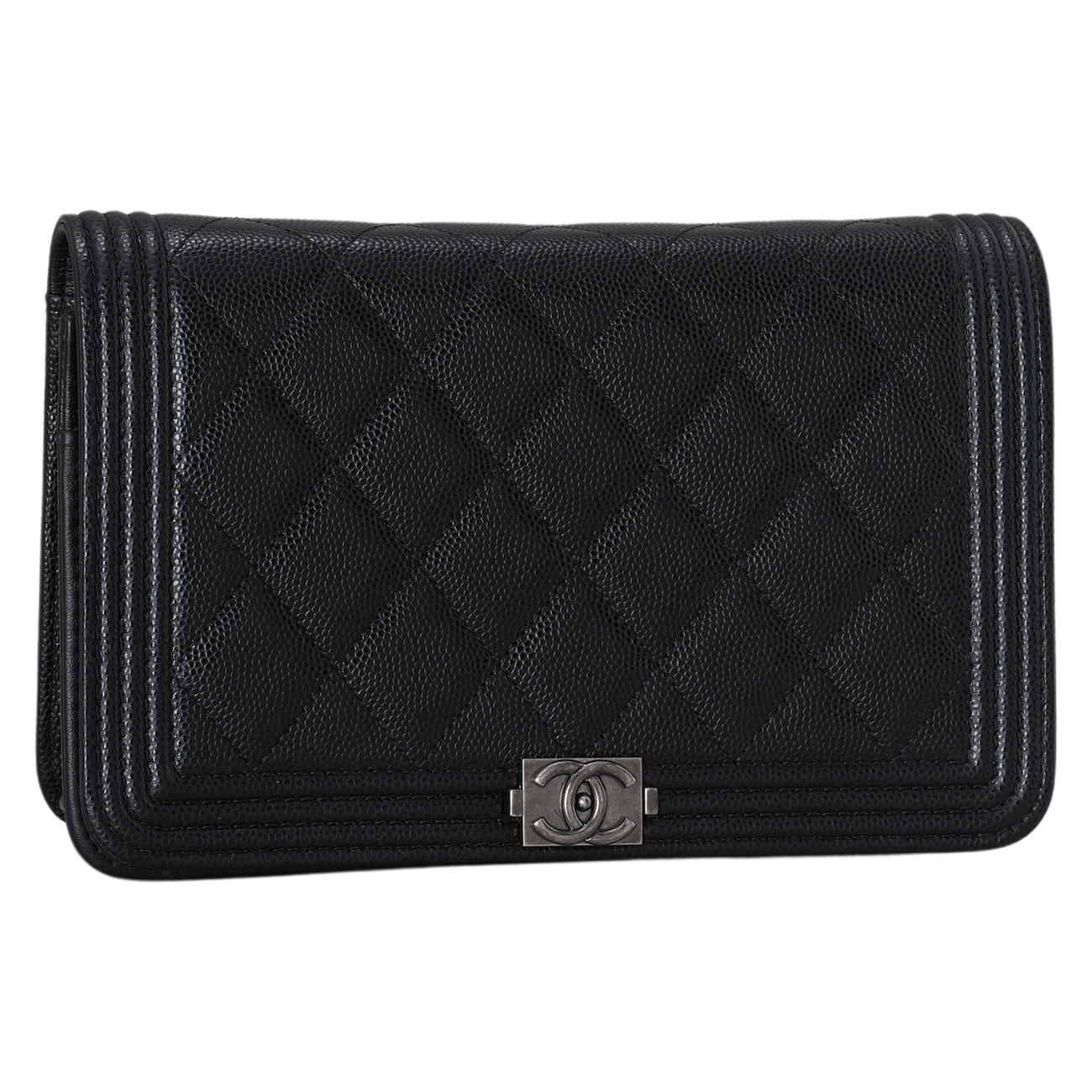 CHANEL(USED)샤넬 캐비어 보이샤넬 WOC