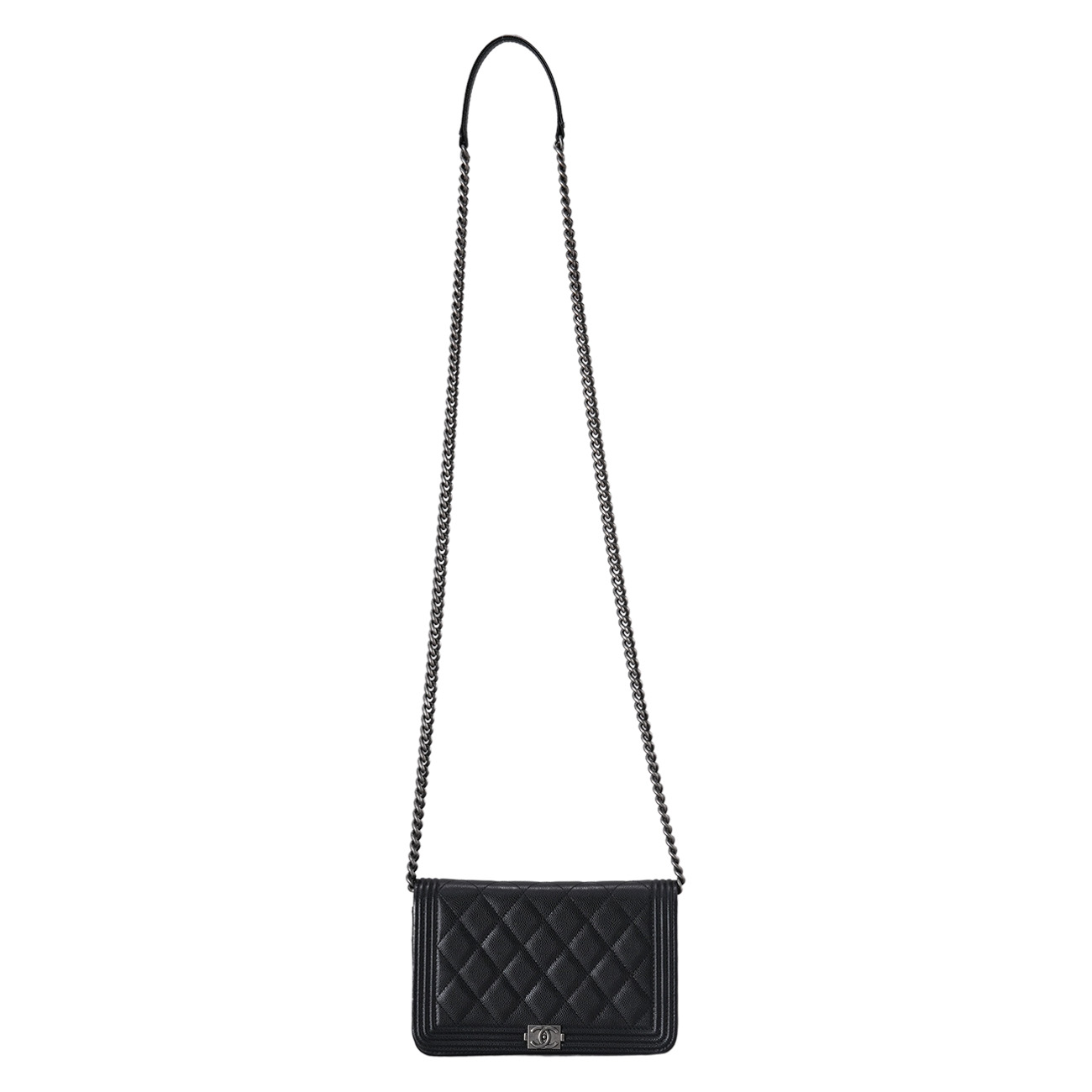 CHANEL(USED)샤넬 캐비어 보이샤넬 WOC