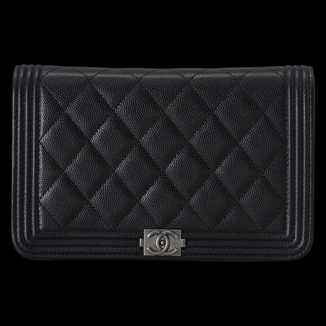 CHANEL(USED)샤넬 캐비어 보이샤넬 WOC