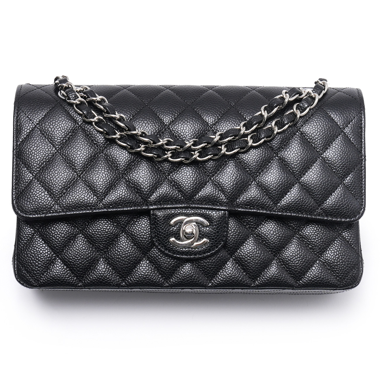 CHANEL(USED)샤넬 캐비어 클래식 미듐 플랩백