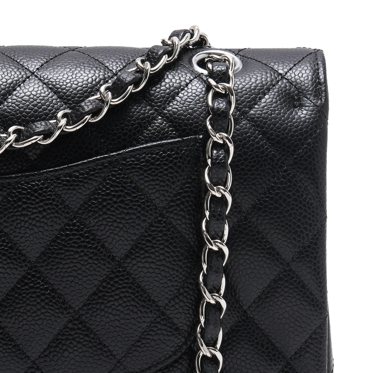CHANEL(USED)샤넬 캐비어 클래식 미듐 플랩백
