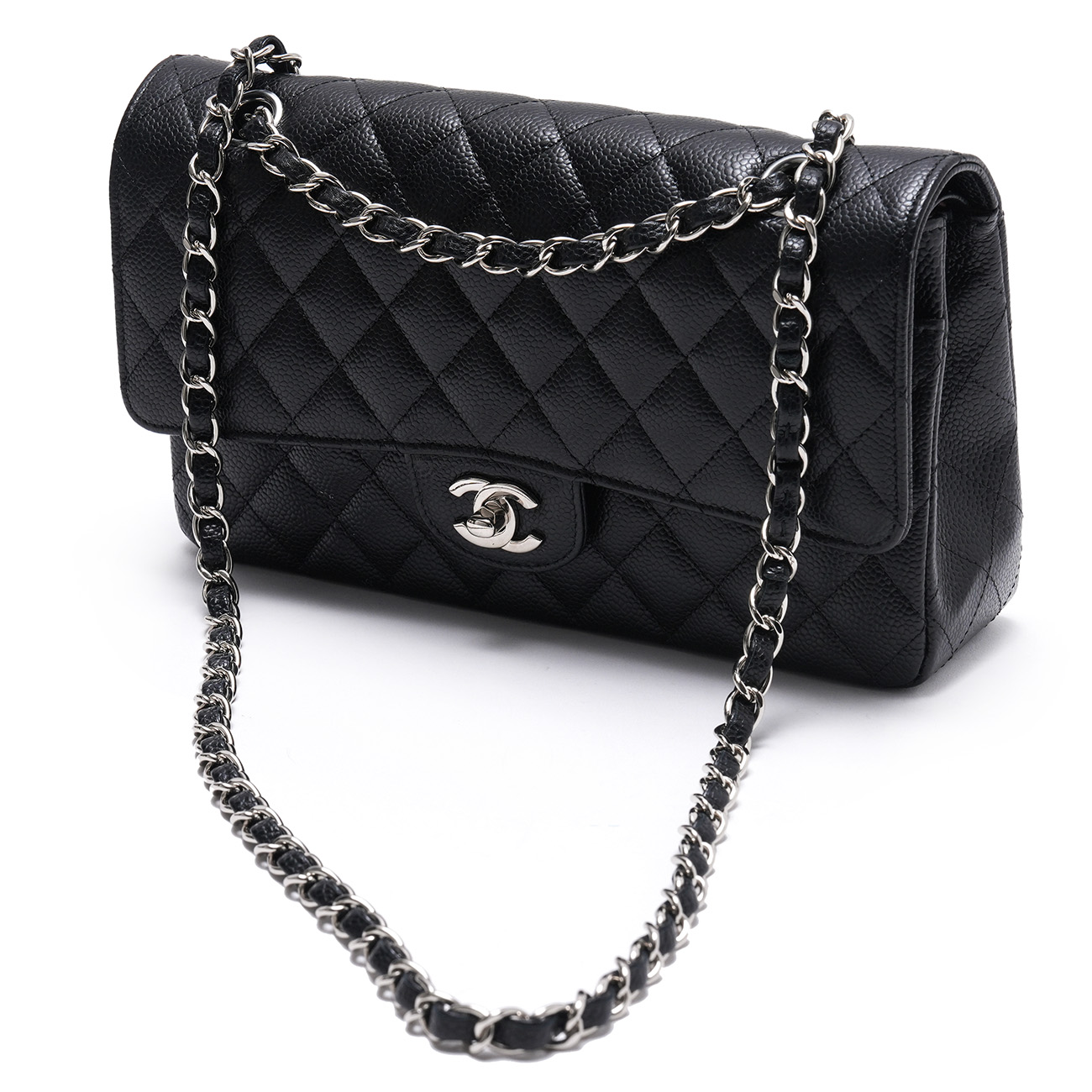 CHANEL(USED)샤넬 캐비어 클래식 미듐 플랩백