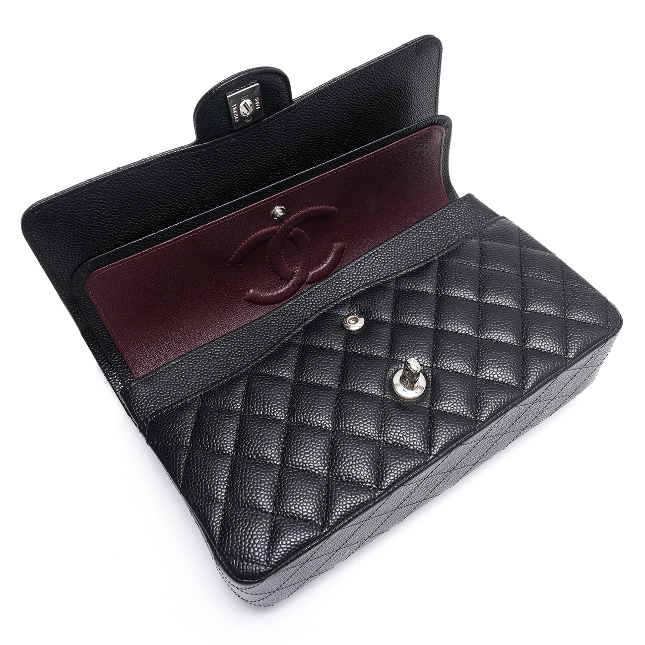 CHANEL(USED)샤넬 캐비어 클래식 미듐 플랩백