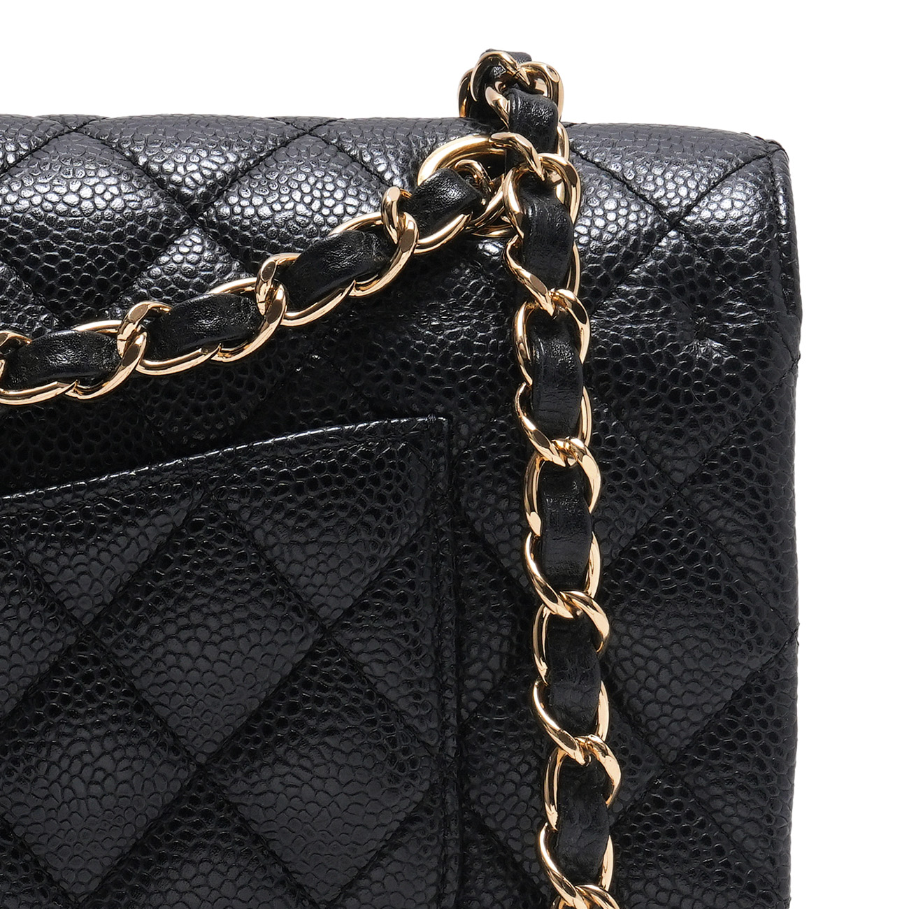 CHANEL(USED)샤넬 캐비어 클래식 미듐 플랩백